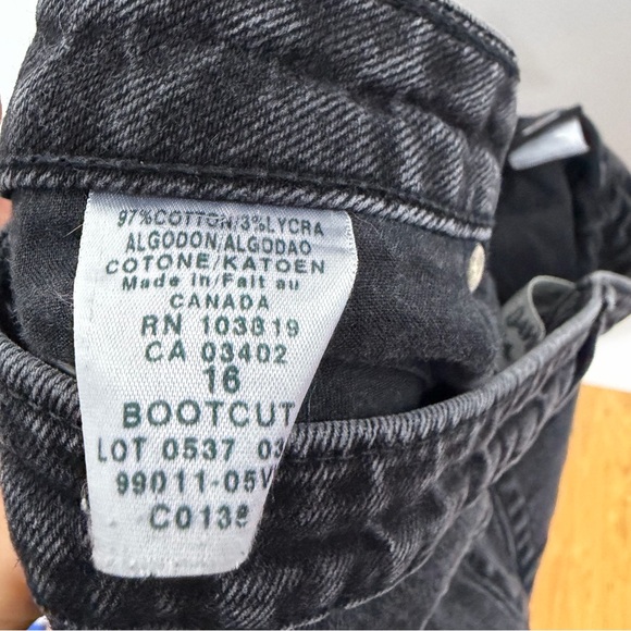 Harley Davidson Motorcycles Black Womens Bootcut Jeans Stretch Size 16 - Picture 11 of 11